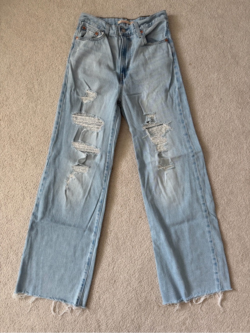 Levi's ribcage wide leg full length